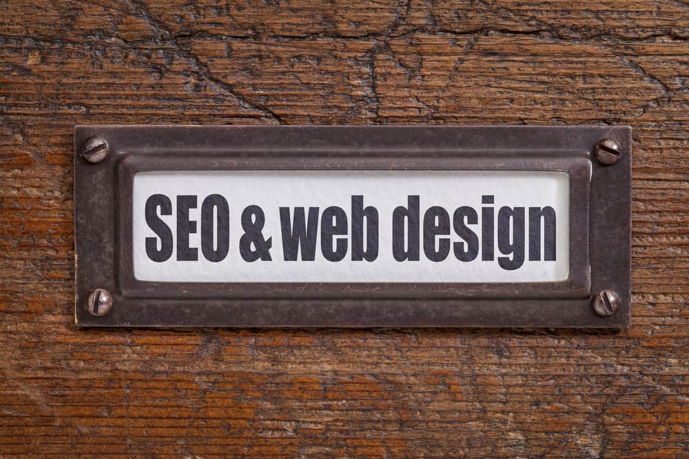 SEO and Web Design Sign